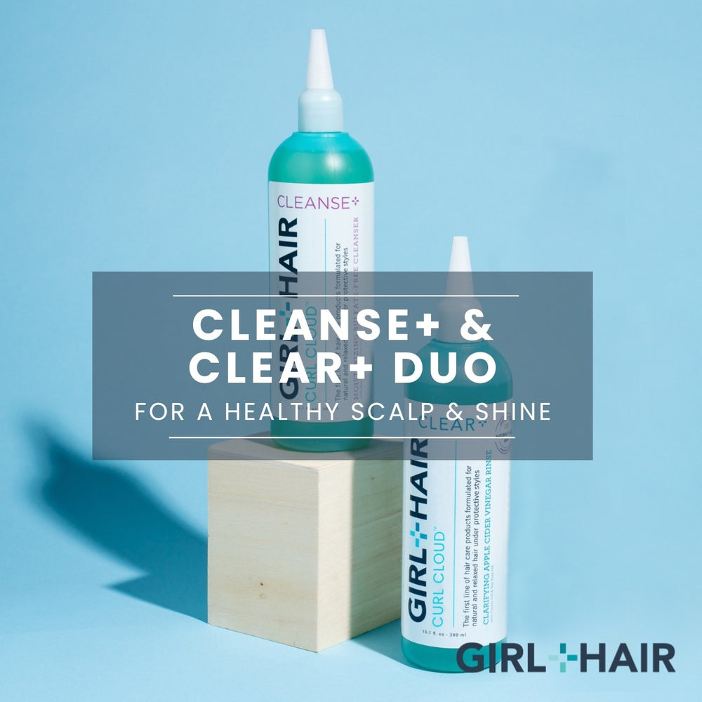 The Must-Have CLEANSE+ Water-To-Foam Shampoo & CLEAR+ Apple Cider Vinegar Hair Rinse Duo for a Healthy Scalp & Radiant Shine