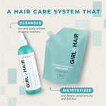 Curly Hair Care Bundle: Sulfate-Free Moisturizing Shampoo and Hydrating Olive Oil Hair Mask | GIRL+HAIR