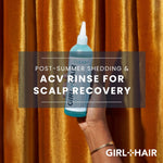Post Summer Hair Shedding? How an Apple Cider Vinegar Rinse Can Help Your Scalp Recover