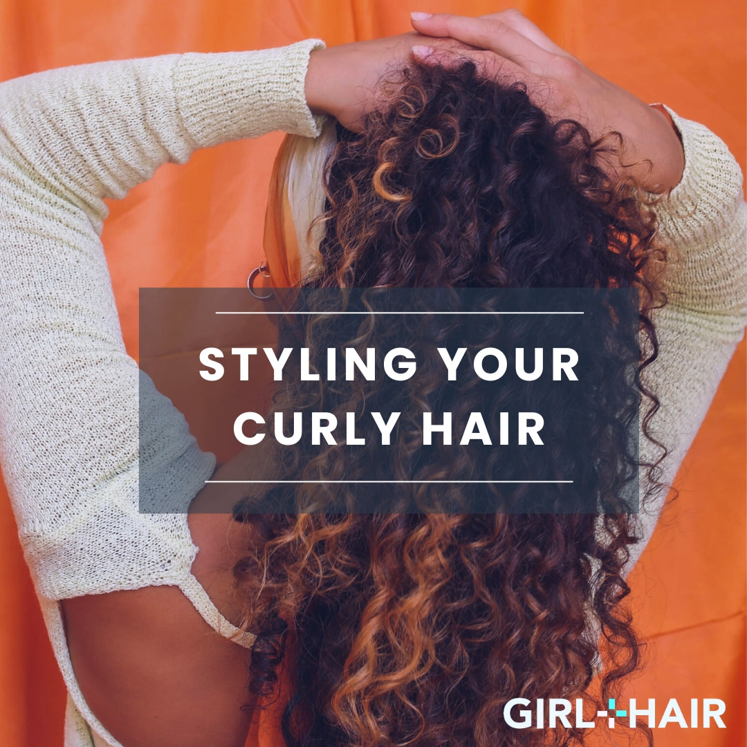 Light Brown Curly Girl Hair