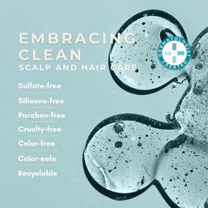 Embrace clean scalp and hair care with the GIRL+HAIR hair care system