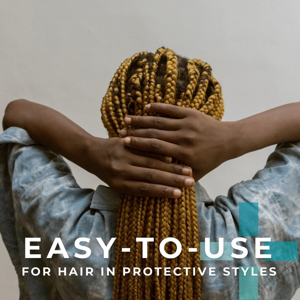 GIRL+HAIR Maintaining braids, twists and locs with easy-to-use applicator bottles 