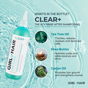 CLEAR+ Clarifying Hair Rinse With Best Apple Cider Vinegar Benefits For Hair