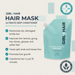 Hydrating Deep Conditioning Hair Mask with Olive Oil made with 80% less plastic