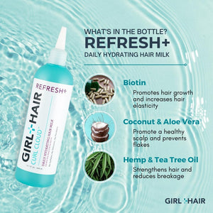 REFRESH+ Daily Hydrating Hair Milk - Hair milk with aloe vera extract