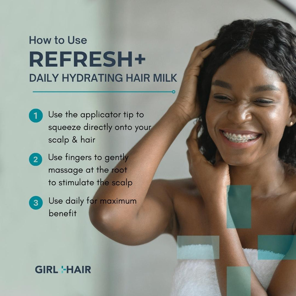 REFRESH+ Daily Hydrating Hair Milk - Aloe vera hair milk for daily use
