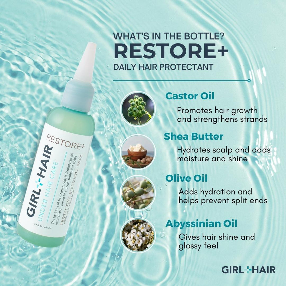 RESTORE+ Daily Hair Balm - GirlandHair Natural Hair Care 